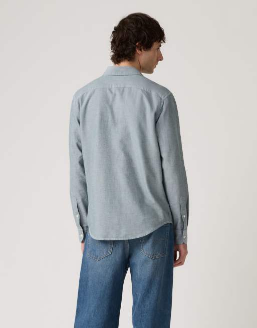Levi's - camisa estándar Battery housemark en verde, 2 de 4