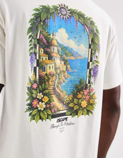 Levi's - Camiseta blanca con estampado gráfico en la espalda, 2 de 5