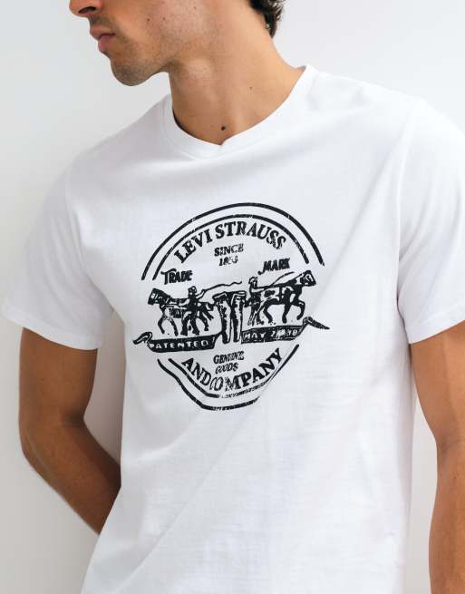 Levi's - camiseta blanca con estampado gráfico, 2 de 5