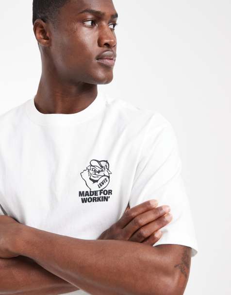 Levi's - camiseta blanca con logo gráfico Workwear - view 1