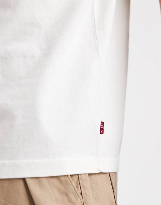 Levi's - camiseta blanca holgada con estampado gráfico en la espalda, 3 de 5