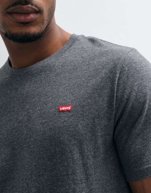 Levi's - camiseta con logo batwing original en color carbón, 3 de 5