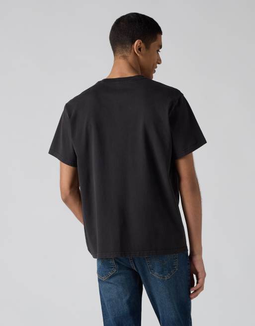 Levi's - camiseta gráfica de corte holgado en blanco roto, 2 de 4