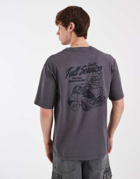 Levi's - camiseta gráfica Workwear en gris - view 1