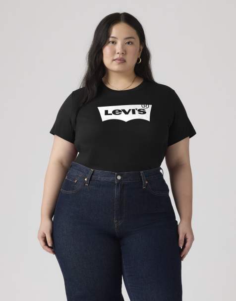 Levi's - camiseta Perfect negra (tallas grandes) - view 1