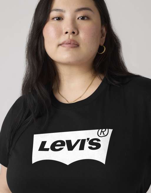 Levi's - camiseta Perfect negra (tallas grandes), 3 de 4