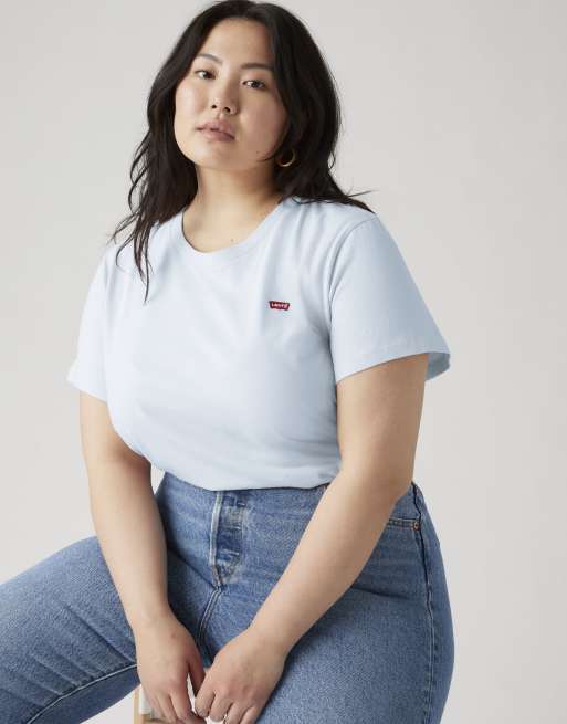 Levi's - camiseta perfecta Scarlet Smile en azul, 4 de 4