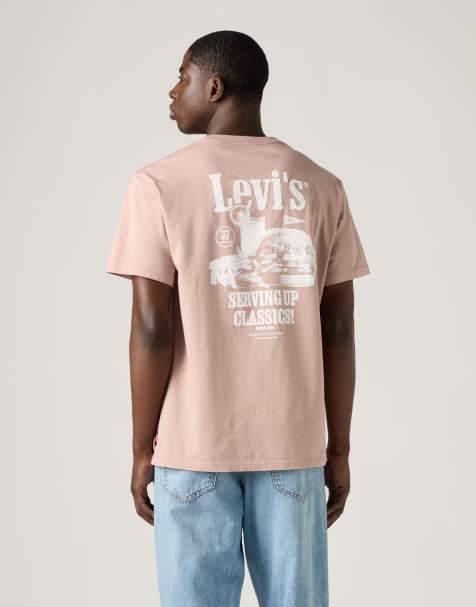 Levi's - Camiseta rosa holgada de algodón - view 1
