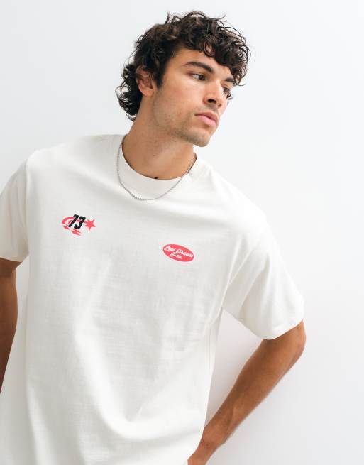 Levi's - camiseta vintage gráfica en crema, 3 de 5