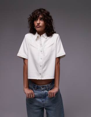 Levi's - Camp - Hvid denimskjorte - view 1
