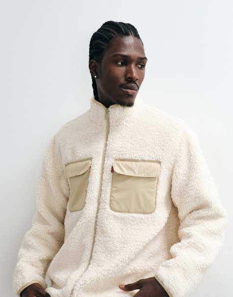 Levi's - Campo - Sherpa jack in wit - view 1