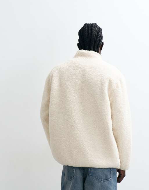 Levi's campo sherpa-jacka i vitt, 5 av 5