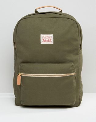 Levi's Canvas Backpack In Khaki | ASOS