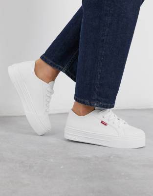 white sneakers levis
