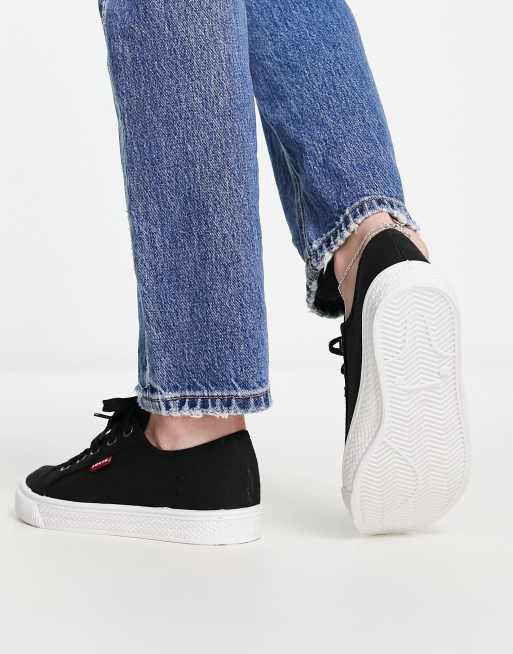 Levi's discount schoenen zwart