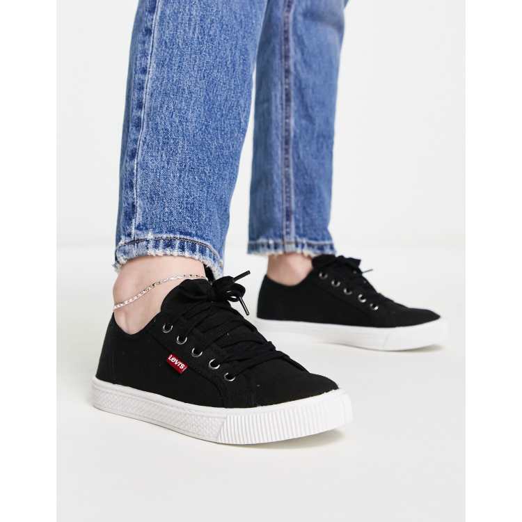 Levis canvas shop sneakers