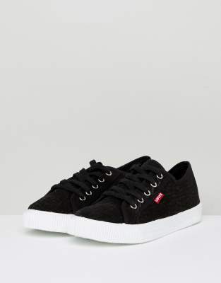 levis all black shoes