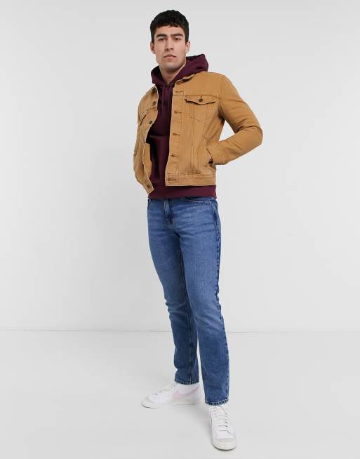 Mens canvas outlet trucker jacket