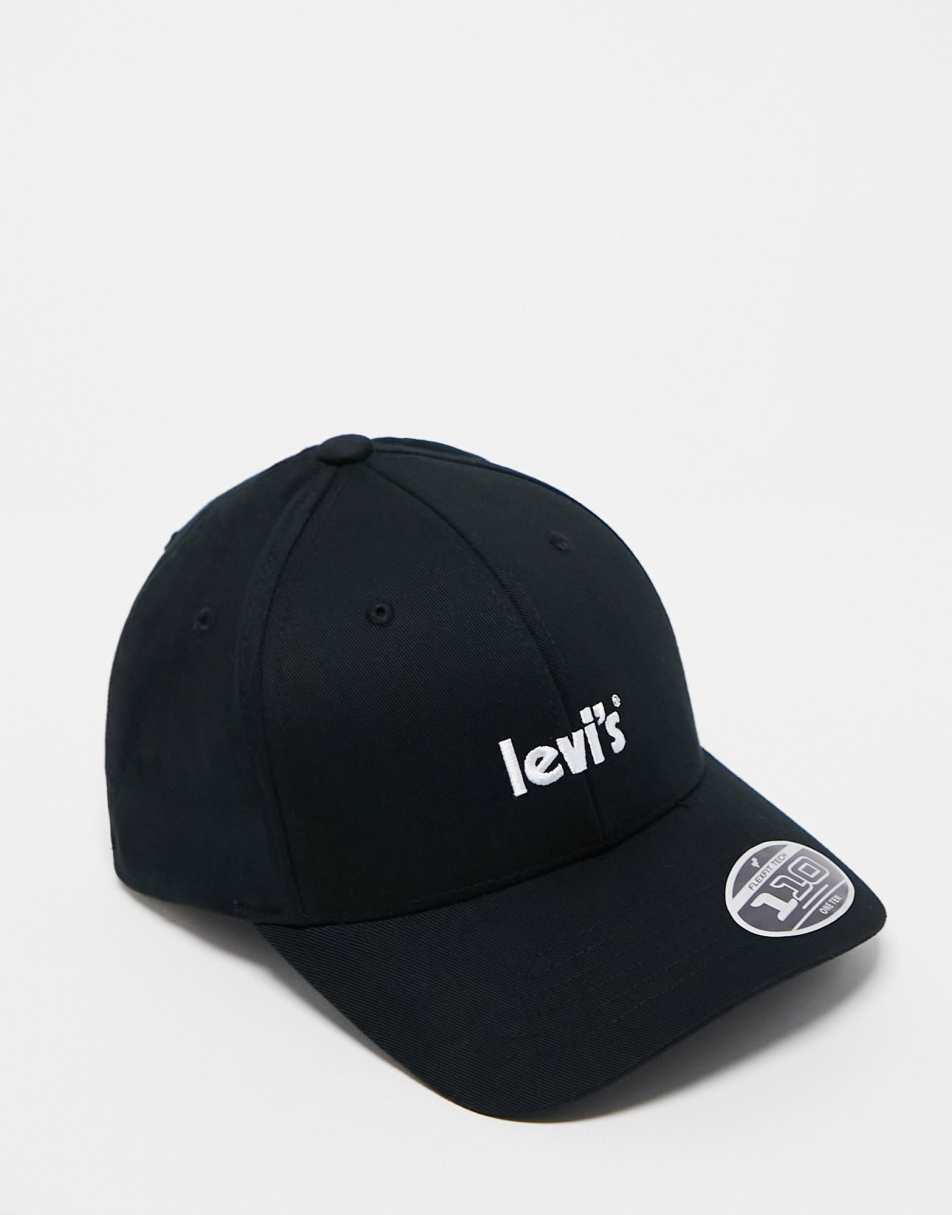 Levi's cap in black with modern vintage logo