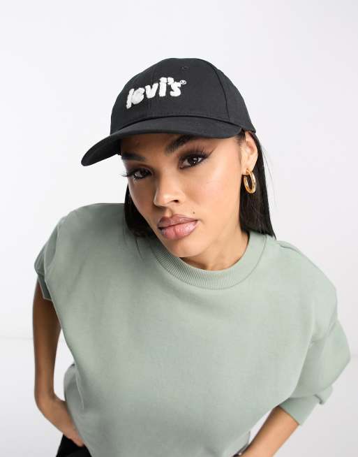 Black cheap levis hat