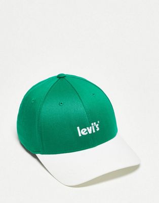 Levi's cap in green with modern vintage logo