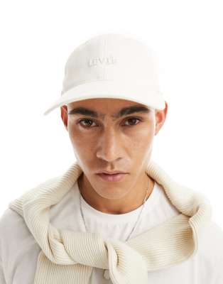 Levi's cap with logo in white