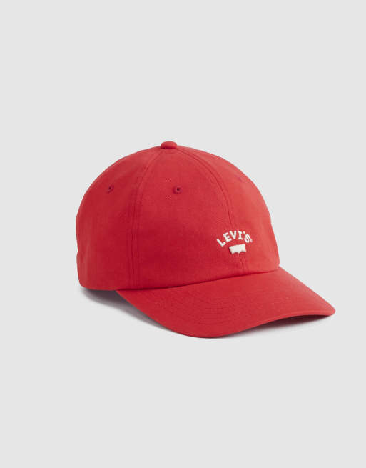 Levi's cappellino con logo Lazy Girl rosso, 3 di 4