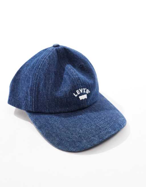 Levi's Cappellino in denim blu scuro con logo ASOS