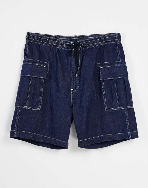 Levi denim hot sale cargo shorts