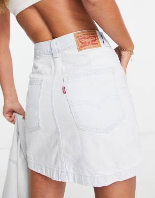 womens levi denim skirt