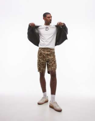 LEVI'S CARRIER CARGO 2 DUCK CAMO RIPSTOP SHORTS 