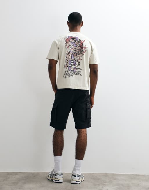 Levi's carrier cargo canvas shorts in black, 3 of 5