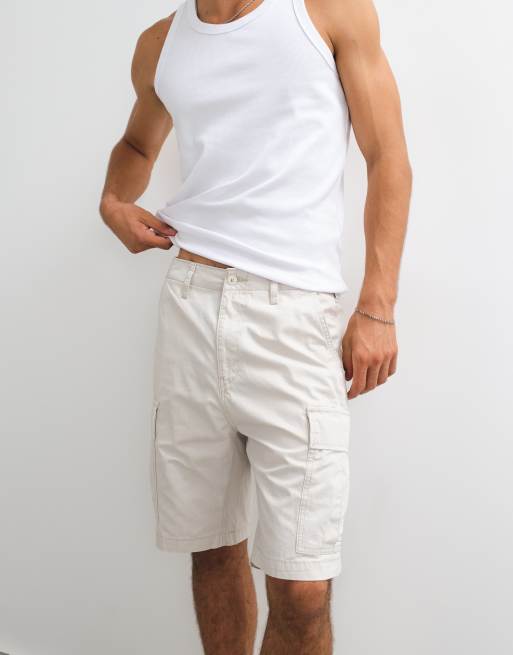 Levi's – Carrier – Cargo-Shorts in hellem Steinbeige, 2 von 5