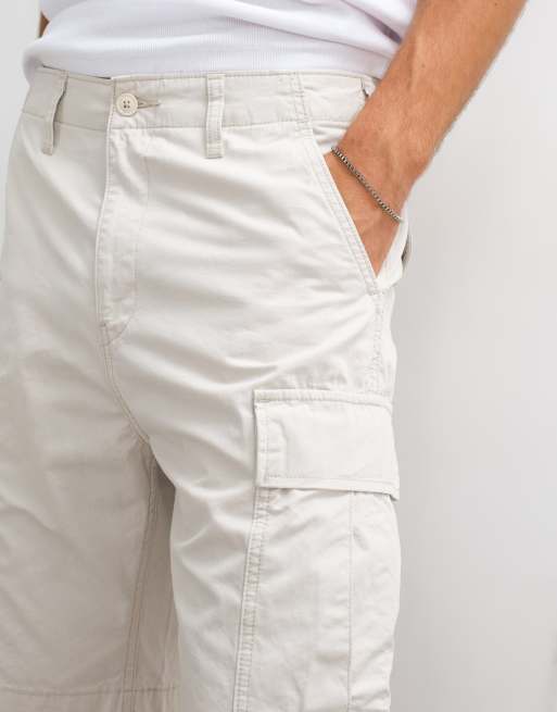 Levi's - Carrier - Cargoshort in licht stone, 5 van 5