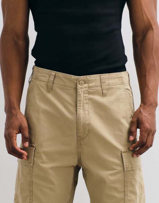 Levi's - Carrier - Pantaloncini cargo color cuoio in tela, 5 di 5