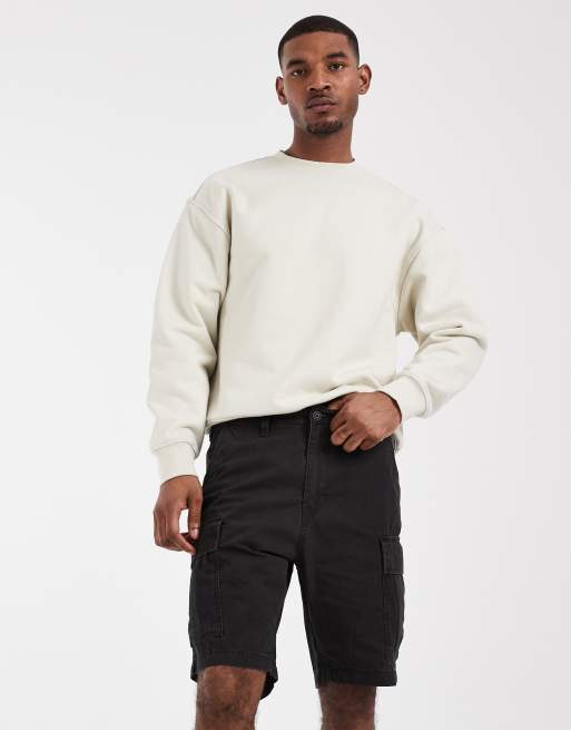 Levi's - Carrier - Pantaloncini cargo in tela neri, 2 di 5