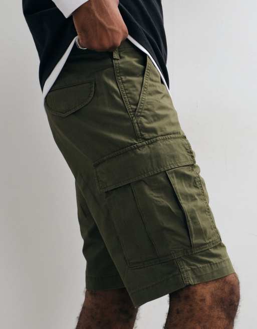 Levi's - Carrier - Pantaloncini cargo verde scuro in tela, 5 di 5