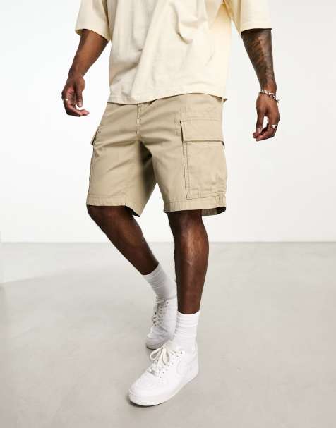 Shorts cargo pour homme Shorts cargo noirs et kaki ASOS