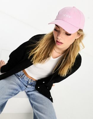 Levi's cap in pink with logo - ASOS Price Checker