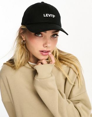 Levi's cap in black with logo - ASOS Price Checker