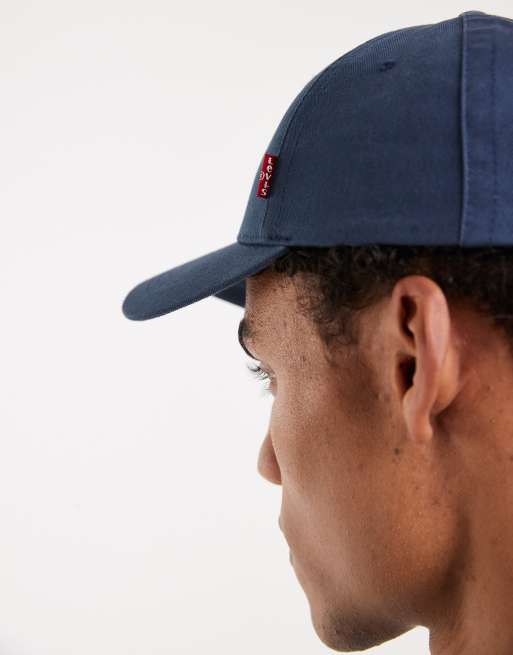 Levi's - Casquette de baseball classique en sergé avec étiquette rouge - Bleu, 3 de 3