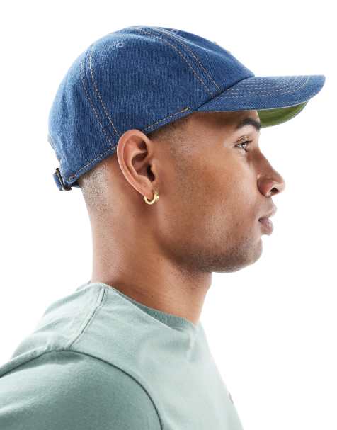 Levi's - Casquette de baseball en jean à monogramme - Bleu clair délavé - view 1
