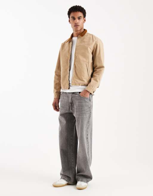 Levi's - Castro - Denim utility jack in lichtbruin, 2 van 5