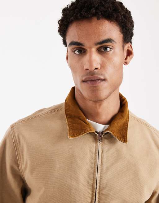 Levi's - Castro - Denim utility jack in lichtbruin, 5 van 5