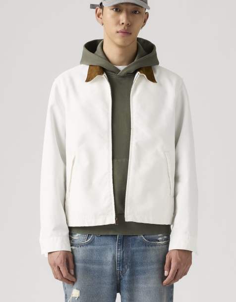Levi's - Castro - Giacche color latte di cocco neutro con zip - view 1