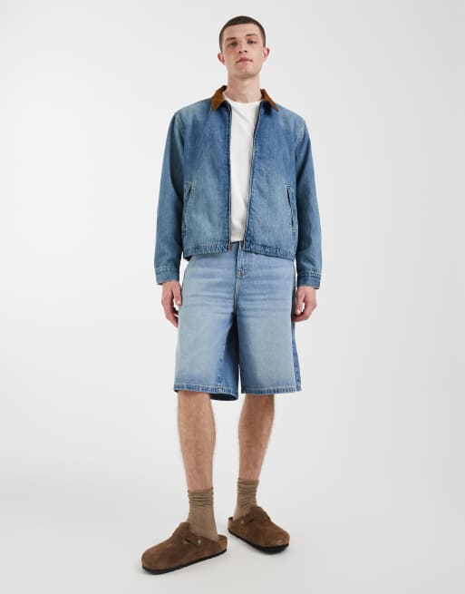 Levi's – Castro – Worker-Jeansjacke in verwaschenem Blau, 2 von 5