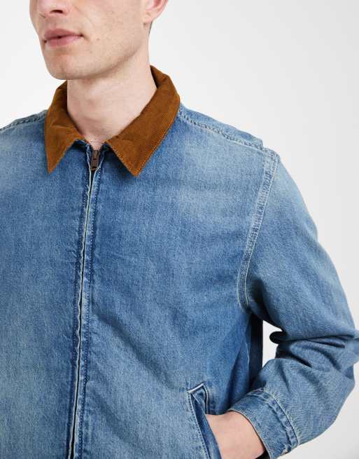 Levi's – Castro – Worker-Jeansjacke in verwaschenem Blau, 3 von 5