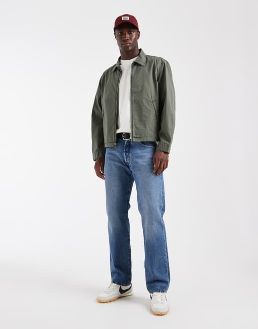 Levi's castro zipped jacket in grey, 4 of 5