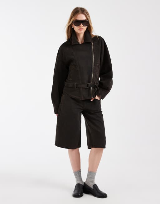 Levi's - cazadora bomber marrón de los 80, 3 de 4