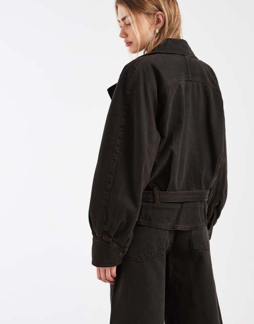 Levi's - cazadora bomber marrón de los 80, 4 de 4